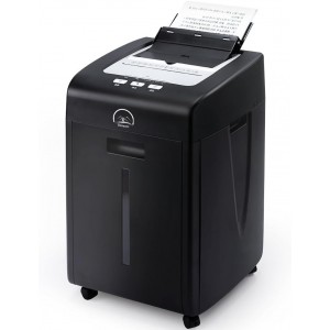 Denzoer Auto Feed Paper Shredder: 200-Sheet Micro Cut Home Office Shredders, 60 Mins Commercial Heavy Duty Paper Shredder, P-5 High Security Level, Shred Paper/CD/Credit Card with 9.3 Gal Pullout Bin 