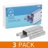 Denzoer No.10 Mini Premium Staples for #10 Staplers, 1000 pcs Per Box, Pack of 3 Boxes, 3000 pcs in Total, Silver 