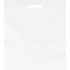 Denzoer White Q Crafts Plastic Bag with Die Cut Handle Bag 15"x18" White Plastic Merchandise Bags 50 Pack