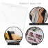 Denzoer White Q Crafts Plastic Bag with Die Cut Handle Bag 15"x18" White Plastic Merchandise Bags 50 Pack